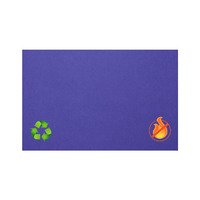 Image of Eco-Sound Unframed Blazemaster Noticeboard 2400 x 1200mm Blue