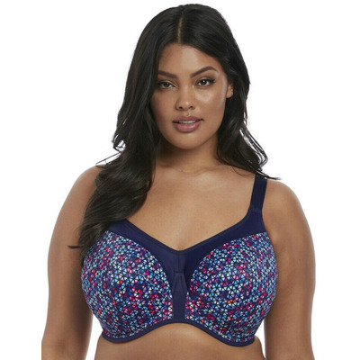 Elomi Energise Underwired Sports Bra - Navy Geo