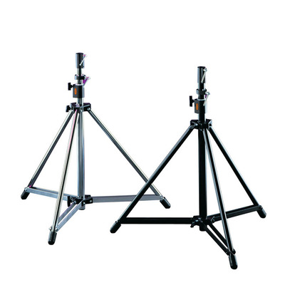 Telescopic Doughty Follow Spot Stand Black