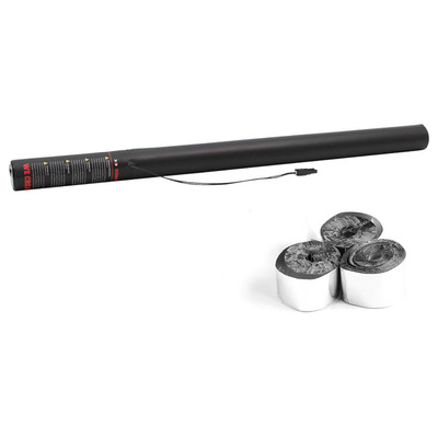 Electric Metallic Streamer Cannon 80cm Silver