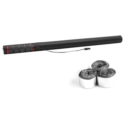 Electric Metallic Streamer Cannon 80cm Silver