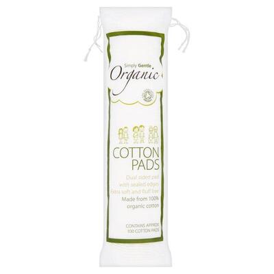 Simply Gentle Organic Cotton Pads 100