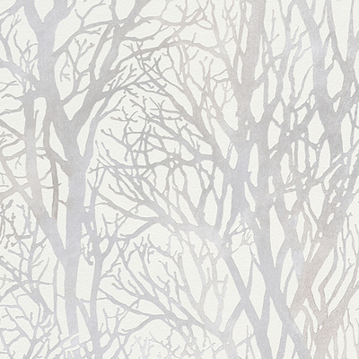 Tree Branches Wallpaper White and Silver AS Creation 30094-1