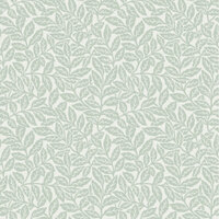 Image of Crown Archives Ash Branch Wallpaper Light Moss Green M1179