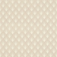 Image of Modern Art Art Deco Diamond Fan Wallpaper Rose Gold / White Rasch 433616