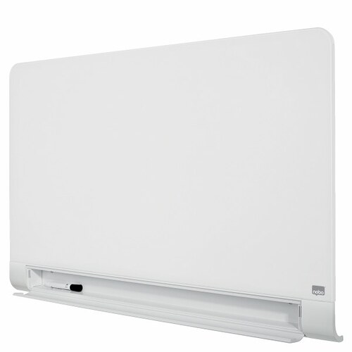 Nobo 1905193 Impression Pro Glass Board with concealed pen tray
