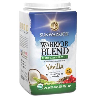 Sun Warrior - Warrior Blend Plant-Based Organic Protein, Vanilla (1KG)