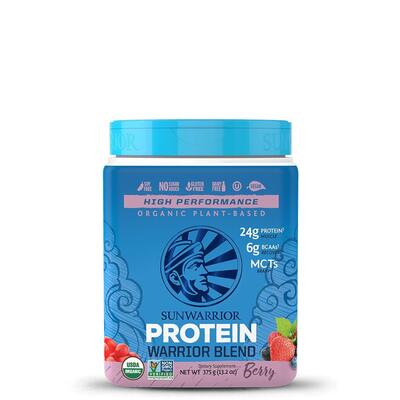 Sun Warrior - Warrior Blend Plant-Based Organic Protein - Berry (375g)