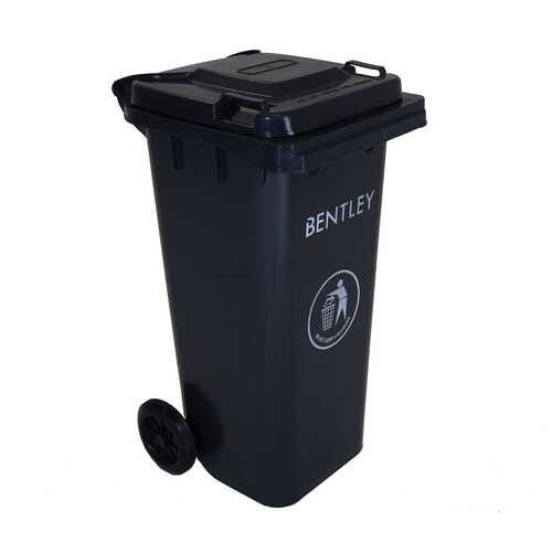 120 Litre Wheelie Bin - Grey
