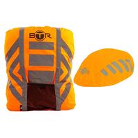 Image of BTR Waterproof High Visibility Reflective Backpack & Bike Helmet Cover