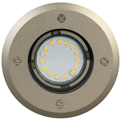 Stainless Steel Circle LED Deck Light 12V - 70x98x98
