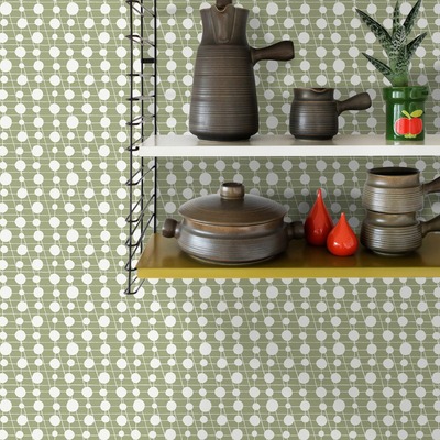 Pavilion Wallpaper British Lichen Mini Moderns AZDPT041BL
