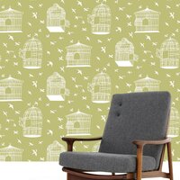 Image of Our Adventure is About to Begin Wallpaper Afternoon Green Mini Moderns RRMM01AG