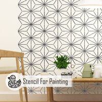 Image of KYOTO Wall and Furniture Stencil - FS