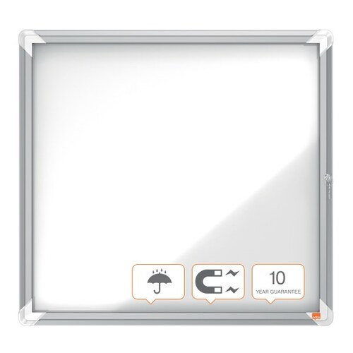 Nobo 1902578 Premium Plus Outdoor Lockable Whiteboard