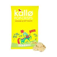 Image of Kallo Foods Pop Crisps Wasbi & Soy Sauce 85g x 8