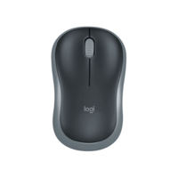 Image of Logitech LGT-M185G Wireless Notebook Mouse, USB Nano Receiver, Black/G