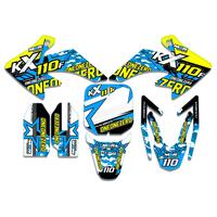 Image of M2R KX110F Pit Bike Sticker Set Blue