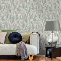 Image of Amazonia Amherst Pink Wallpaper Holden 91301