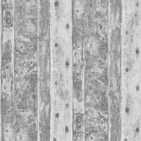 Image of Grunge Collection Wallpaper GOT Wood Grey Galerie G45347