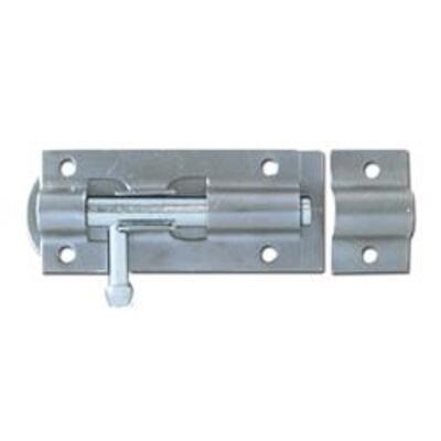 ASEC Zinc Plated Straight Tower Bolt - AS3221
