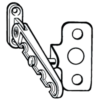 ROTO 5ROT0086 Tilting Window Restrictor & Plate - L24293