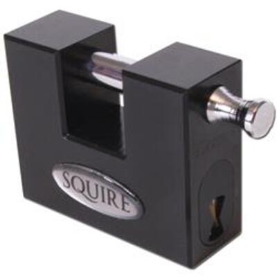SQUIRE Stronghold WS75 Steel Container Sliding Shackle Padlock - L22427