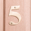 Image of 10cm Brass House Numbers - 5