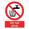 Image of Do Not Drink Sign