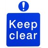 Image of Keep Clear PVC Sign