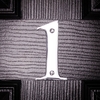 Image of Chrome House Door Number 10cm - 1