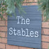 Image of Ridged Slate House Sign 500 x 500mm - 2 lines of text