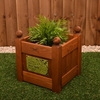 Image of Memorial planter with brass plaque
