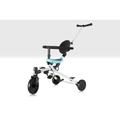 2 In 1 Push Tricycle   Blue