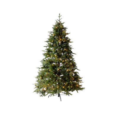 Luxury 6ft Pre-Lit Faux Hinged Christmas Tree