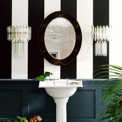 Paloma Home Monochrome Stripe Wallpaper 921508
