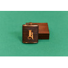 Links and Kings Leather Copper Hip Flask