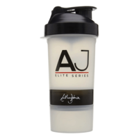 Image of AJ Anthony Joshua Premium Shaker 600ml - Black & White