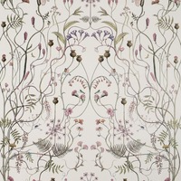Image of The Chateau by Angel Strawbridge The Wild Flower Garden Wallpaper Whisper White WFG/WHS/WP