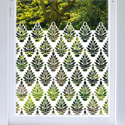 Indore Clear Window Privacy Border - 1200(w) x 740(h) mm