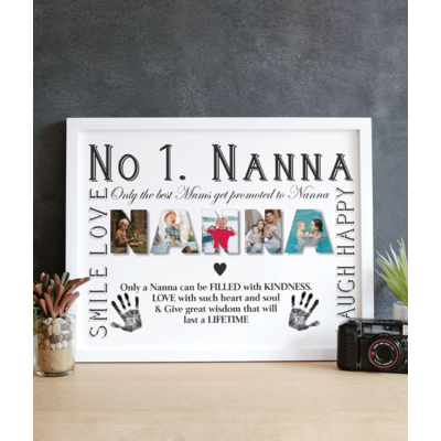 No 1 NANNA Personalised Photo Gift