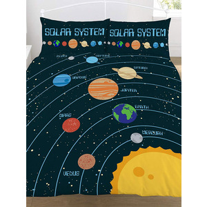 Solar System Double Duvet Cover And Pillowcase Set