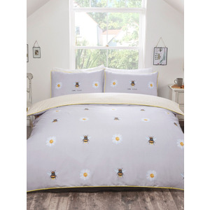 Bee Kind Double Duvet Cover And Pillowcase Set