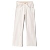 Maya High Waisted Slim Fit Cropped Jeans - Ecru