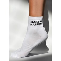 Image of Make it Happen Organic Cotton Socks - Frost White