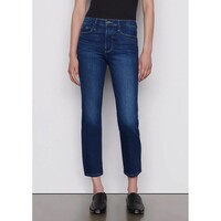 Image of Le Sylvie High Rise Slim Straight Biodegradable Jeans - Terre