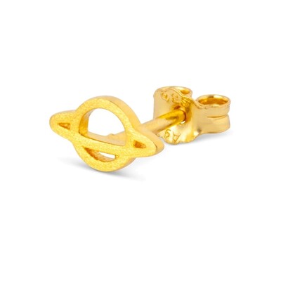 Saturn Single Earring - Gold