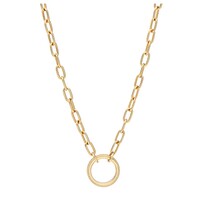 Image of Open Chain Necklace - Gold