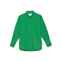 Image of The Oversized Organic Cotton Shirt - Grass Green