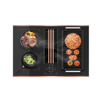 Image of ART29191 Futura 77cm ICON Flex Venting Induction With Downdraft Copper